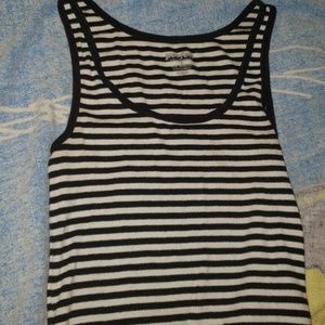 Black and white Tank top